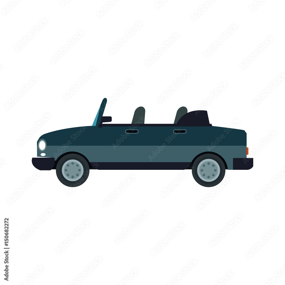 car coupe sport trasnport vehicle image vector illustration