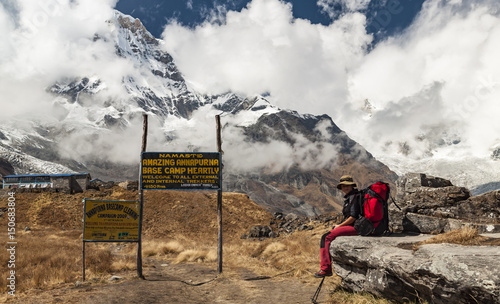 Annapurna Base Camp, Himalaje, Nepal