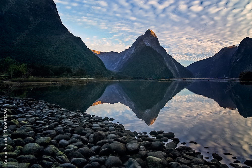 Sunrise At Milford Sound