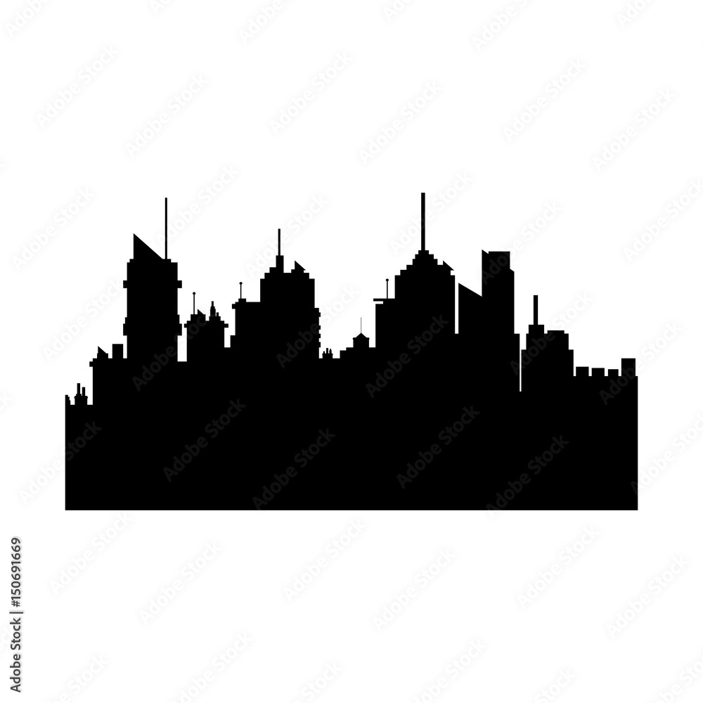silhouette building tower skyscraper city vector illustration silhouette building tower skyscraper city vector illustration