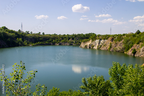 Lake at abandoned quarry