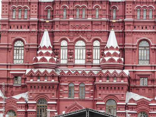 State Historical Museum on Red Square in Moscow, Russia