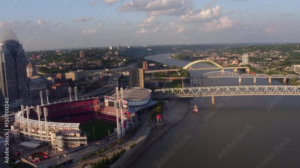 Aerial view of Cincinnati, Ohio Aerial view of Cincinnati, Ohio