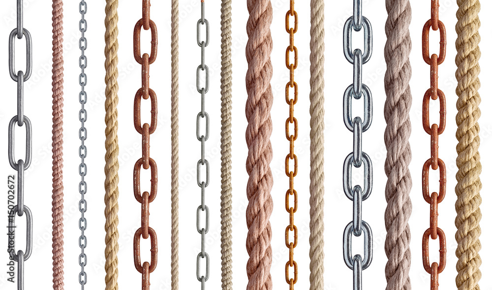 string rope chain metal link steel cord cable line string rope chain metal link steel cord cable line