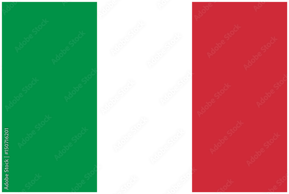 Italien Flagge - Vektorgrafik