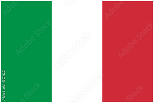 Italien Flagge - Vektorgrafik