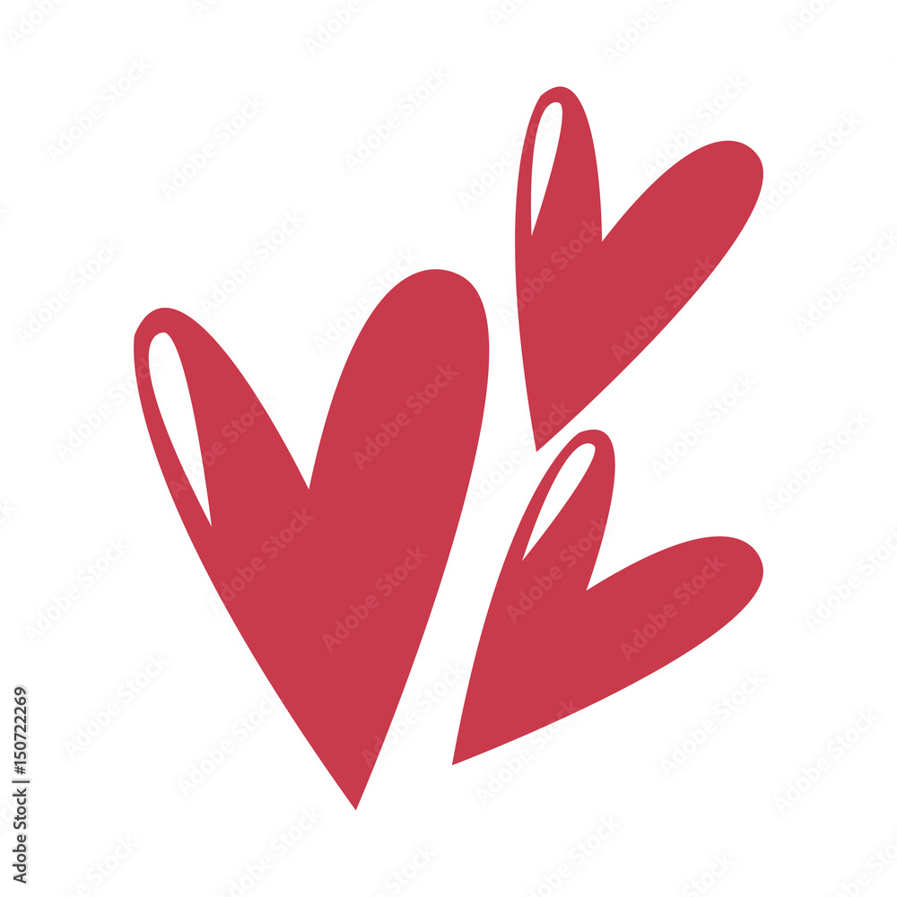 cute heart love comic symbol vector illustration cute heart love comic symbol vector illustration