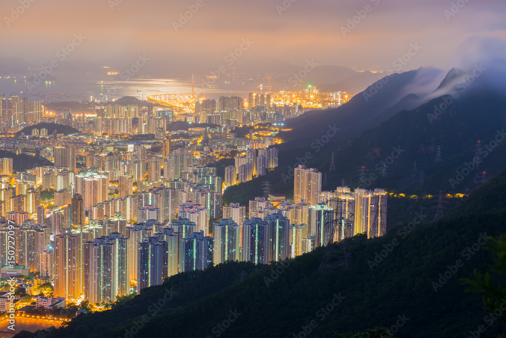 Obraz premium Hong Kong at morning