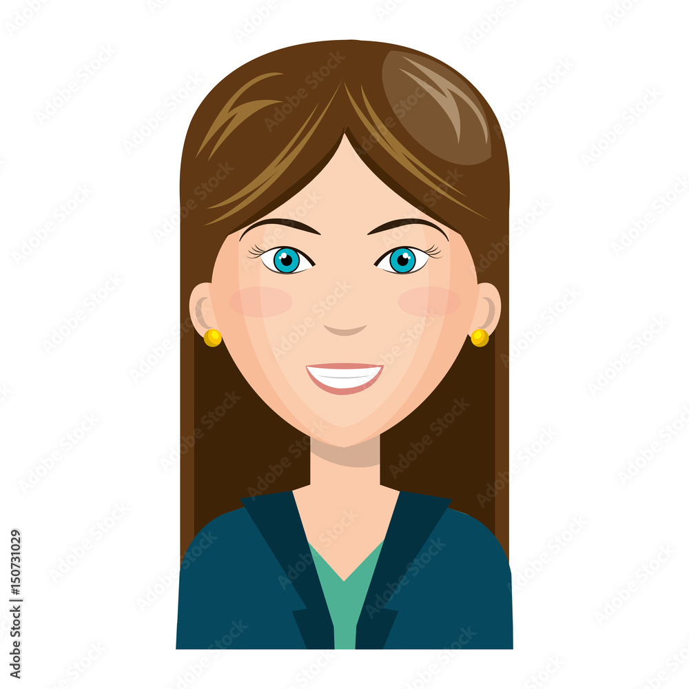 businesswoman avatar character icon vector illustration design businesswoman avatar character icon vector illustration design