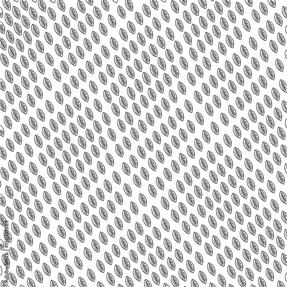 leafs plant decorative pattern vector illustration design leafs plant decorative pattern vector illustration design