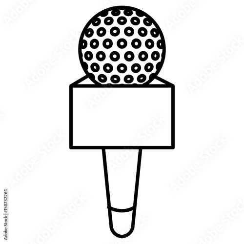 Journalism microphone isolated icon vector illustration design