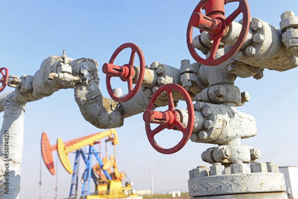 Oil pipeline switch,close-up pictures of Oil pipeline switch,close-up pictures of
