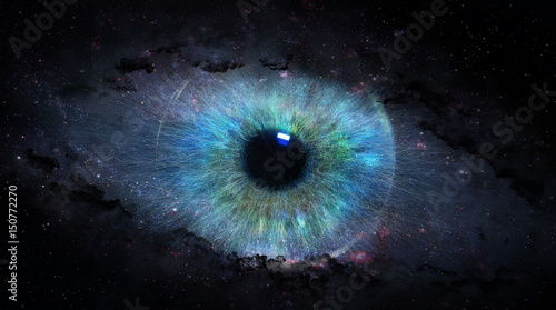 Obraz na plátně open eye in space