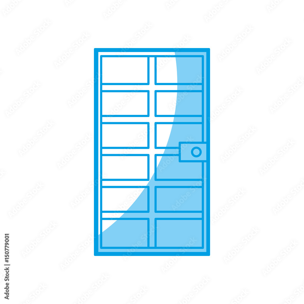 door icon over white background. vector illustration door icon over white background. vector illustration