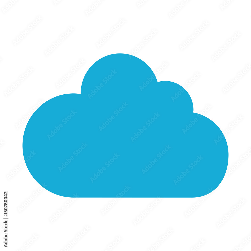 cloud icon over white background. vector illustration cloud icon over white background. vector illustration
