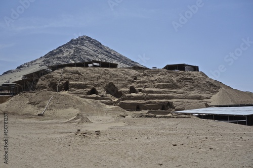 Huaca de la Luna archaeological complex, near Trujillo, La Libertad Province, Peru