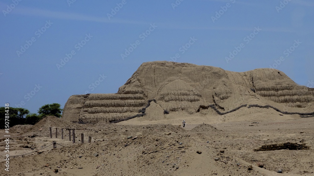 Huaca de la Luna archaeological complex, near Trujillo, La Libertad Province, Peru