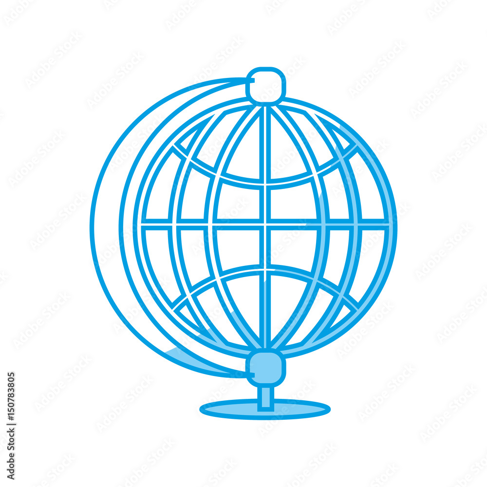 geography tool icon over white background. vector illustration geography tool icon over white background. vector illustration