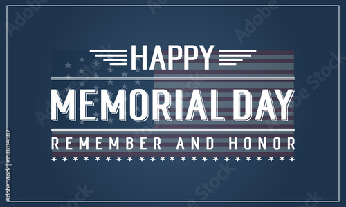 Background of memorial day theme