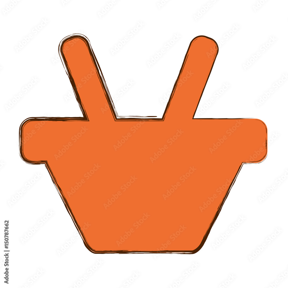 Shopping basket symbol icon vector illustration graphic design Shopping basket symbol icon vector illustration graphic design