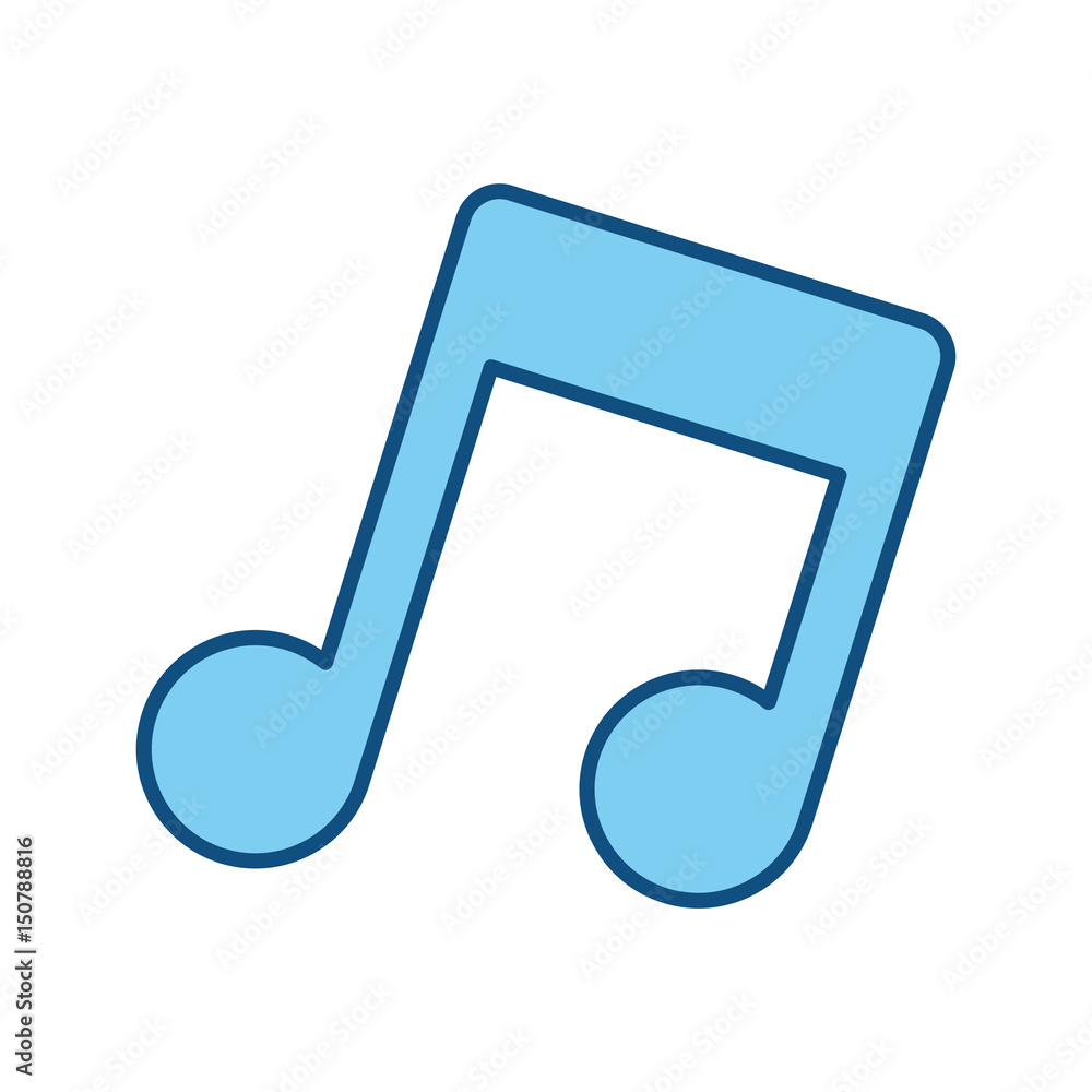 Music note symbol icon vector illustration graphic design Music note symbol icon vector illustration graphic design