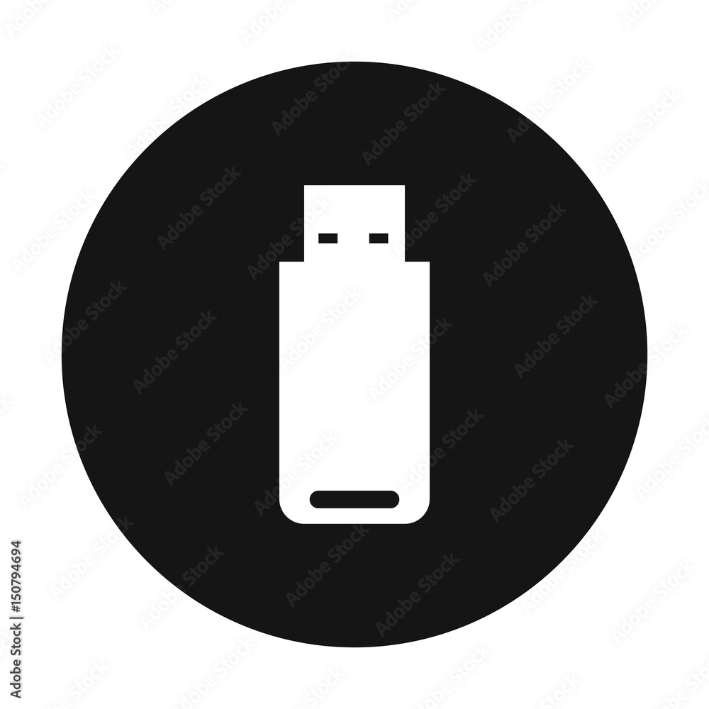 USB connection technology icon vector illustration graphic design