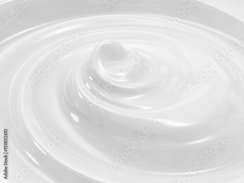 swirl cosmetic cream Fototapeta