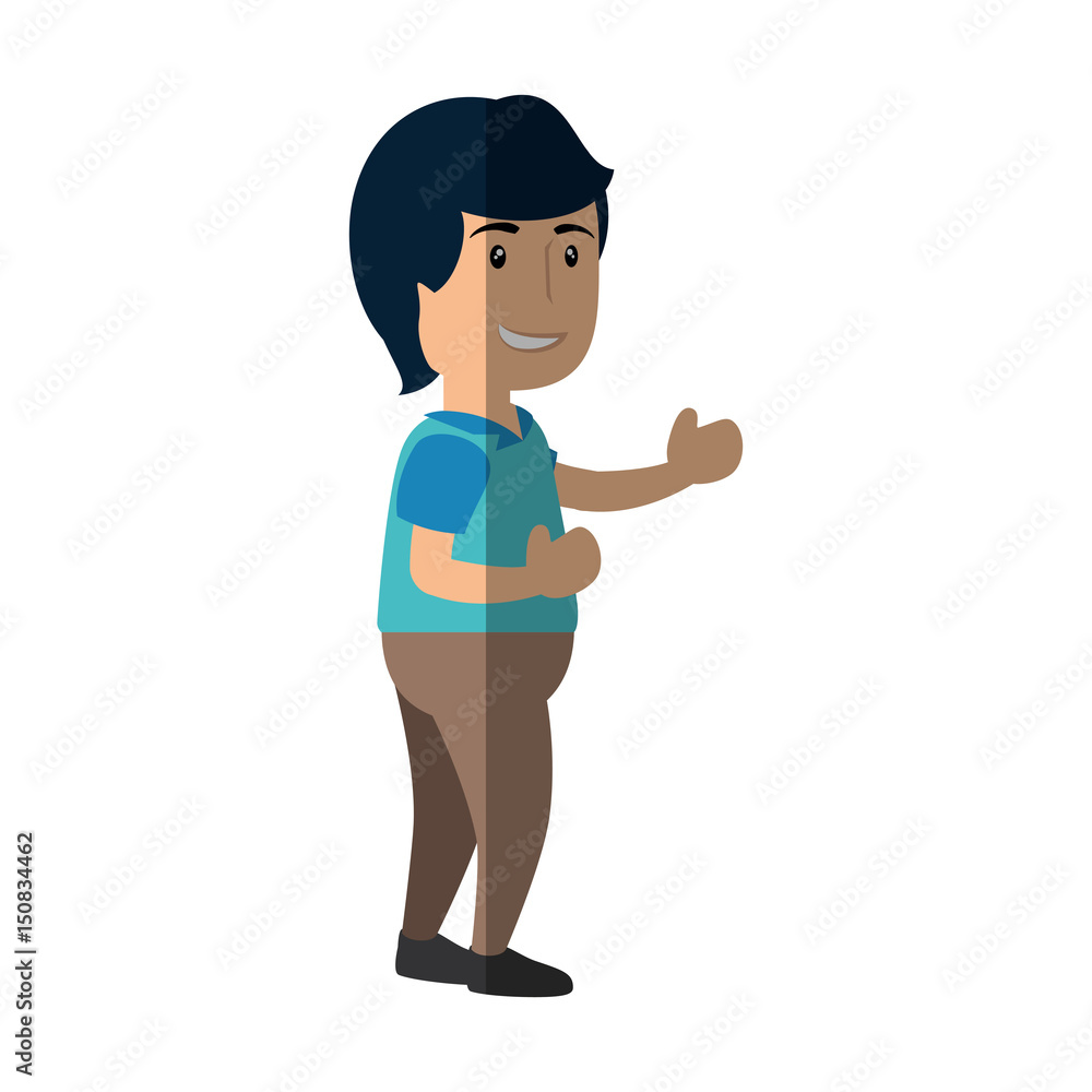 Man cute cartoon icon vector illustration graphic design Man cute cartoon icon vector illustration graphic design