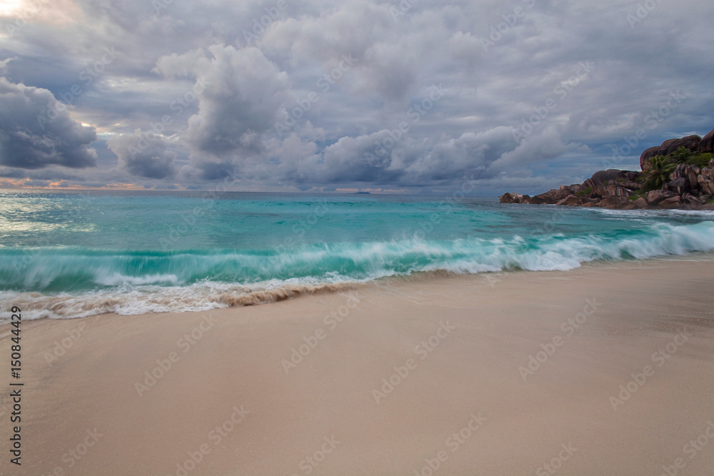 Fototapeta premium Anse Grand, La Digue, Seychelles