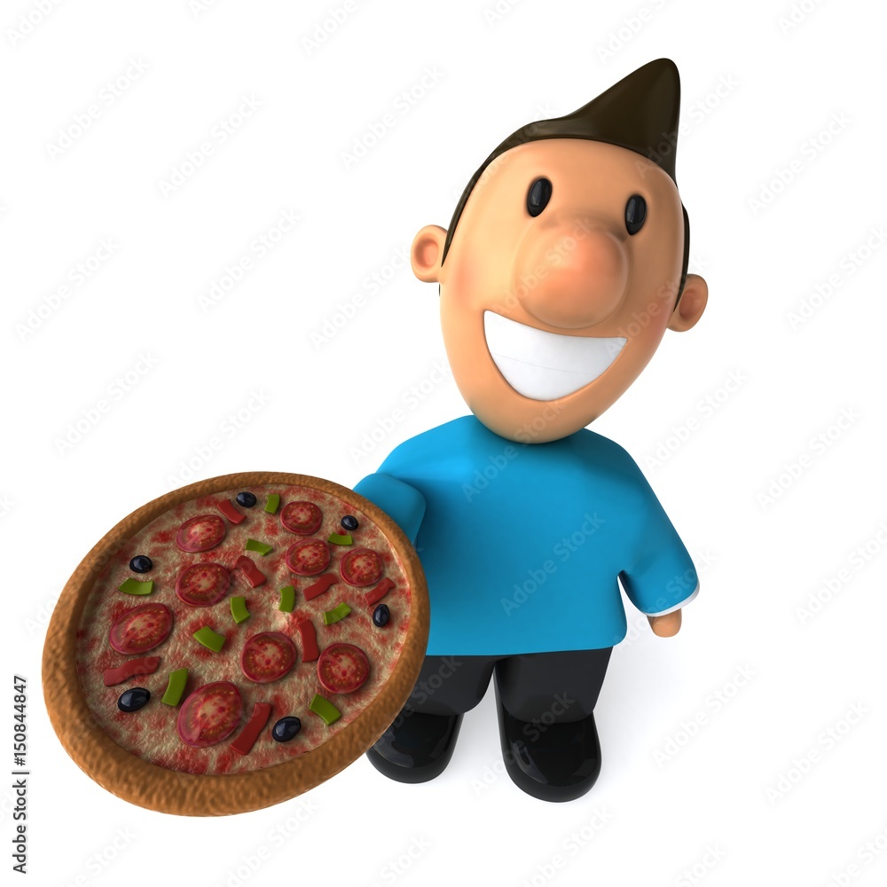 Fun casual man - 3D Illustration Fun casual man - 3D Illustration