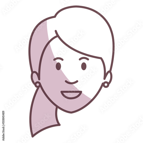 beautiful and young woman student vector illustration design