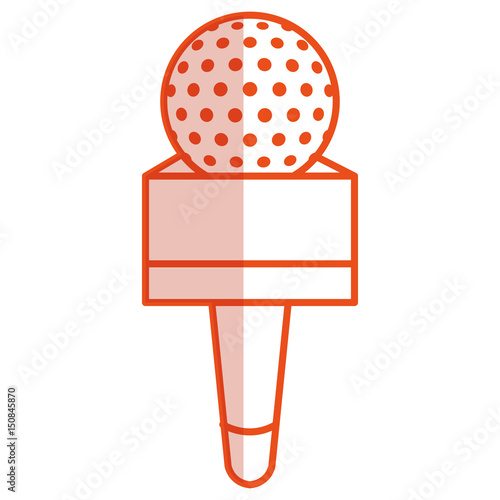 Journalism microphone isolated icon vector illustration design