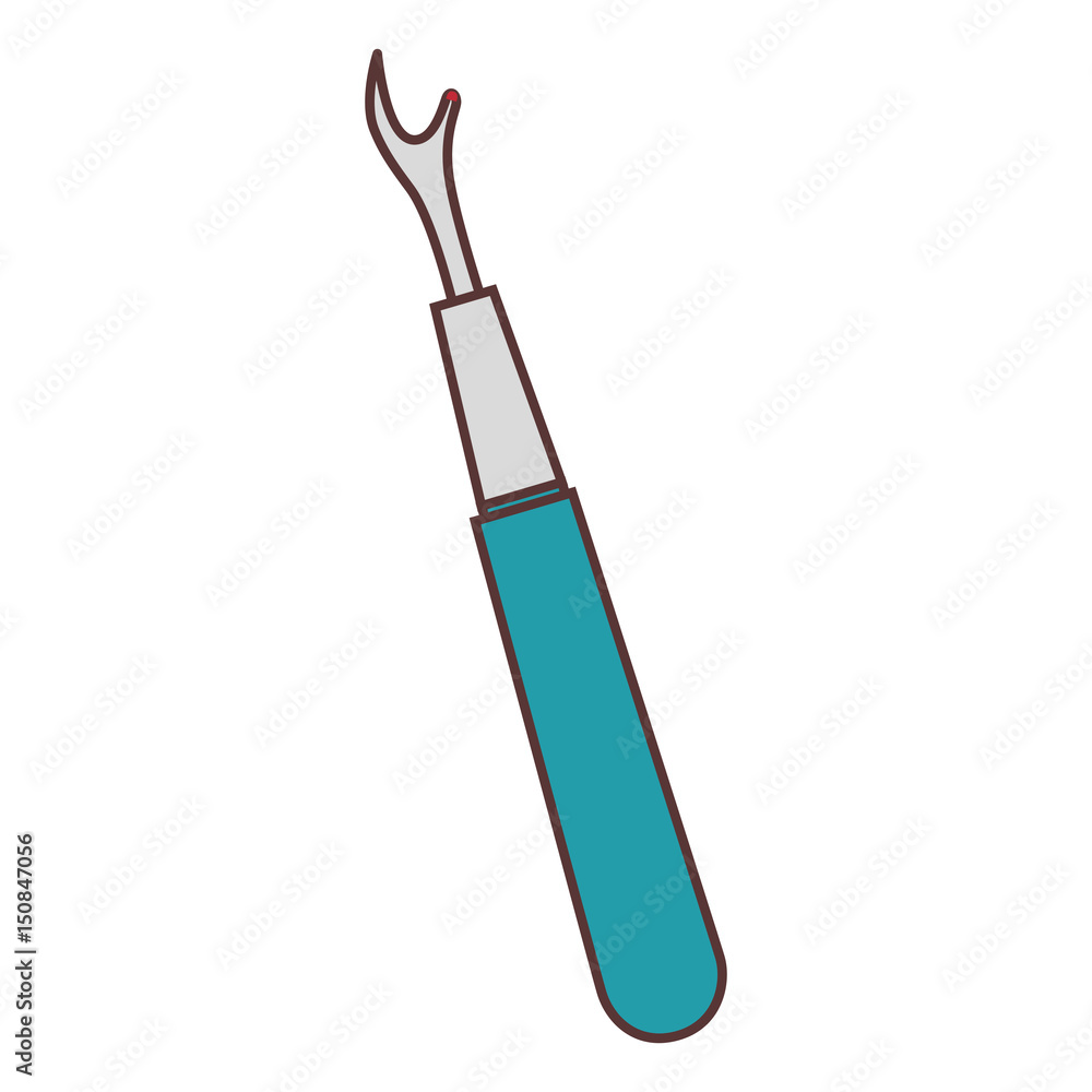 Crochet Hook isolated icon vector illustration design Crochet Hook isolated icon vector illustration design