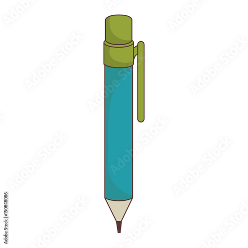 mechanical pencil isolated icon vector illustration design