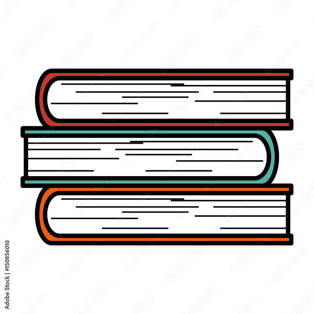text books isolated icon vector illustration design text books isolated icon vector illustration design