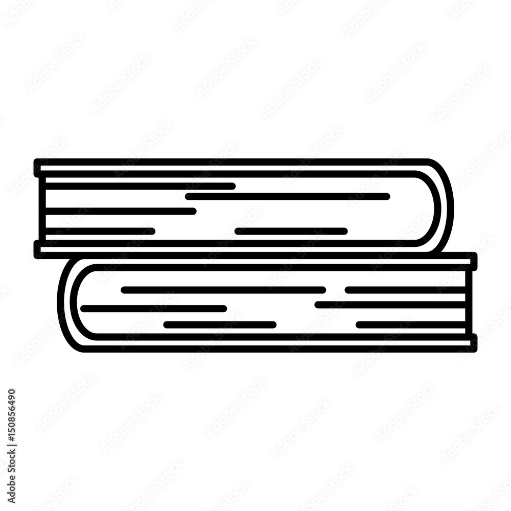 text books isolated icon vector illustration design text books isolated icon vector illustration design