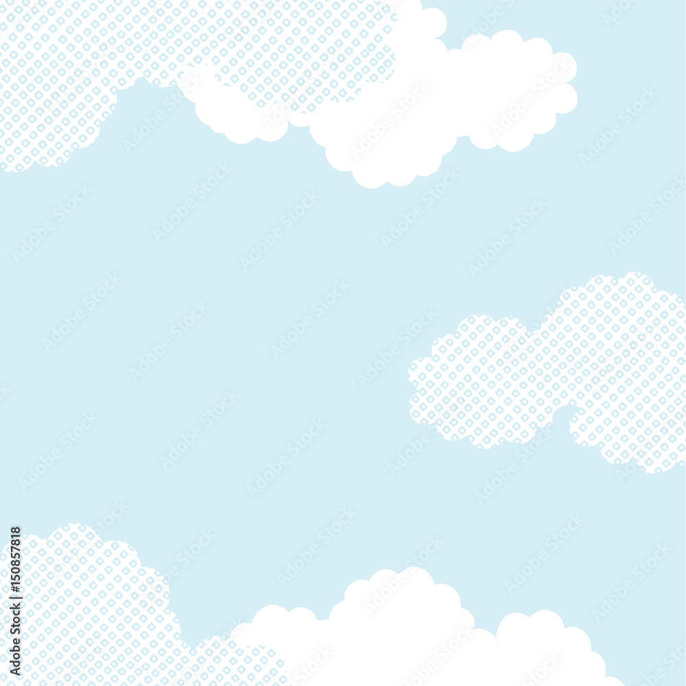 雲柄 背景イラスト Stock Vector Adobe Stock 雲柄 背景イラスト Stock Vector Adobe Stock