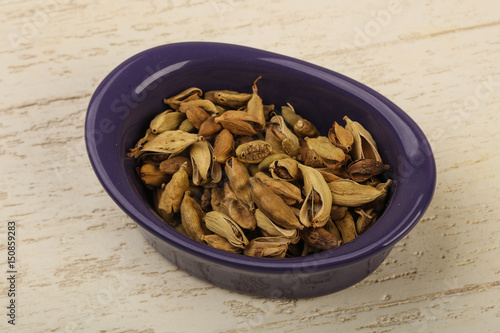 Dry cardamom seeds