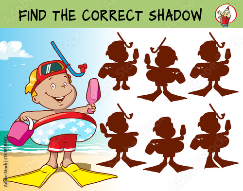 Pool at the Pole. Penguin is carrying a cocktail for walrus. Find 10 differences. Educational game for children. Black and white cartoon vector illustration