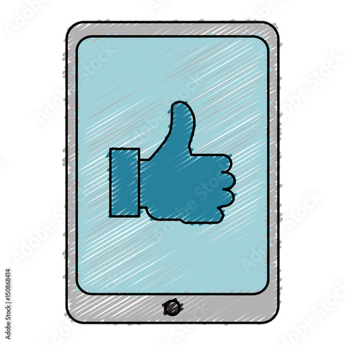 tablet device isolated icon vector illustration design