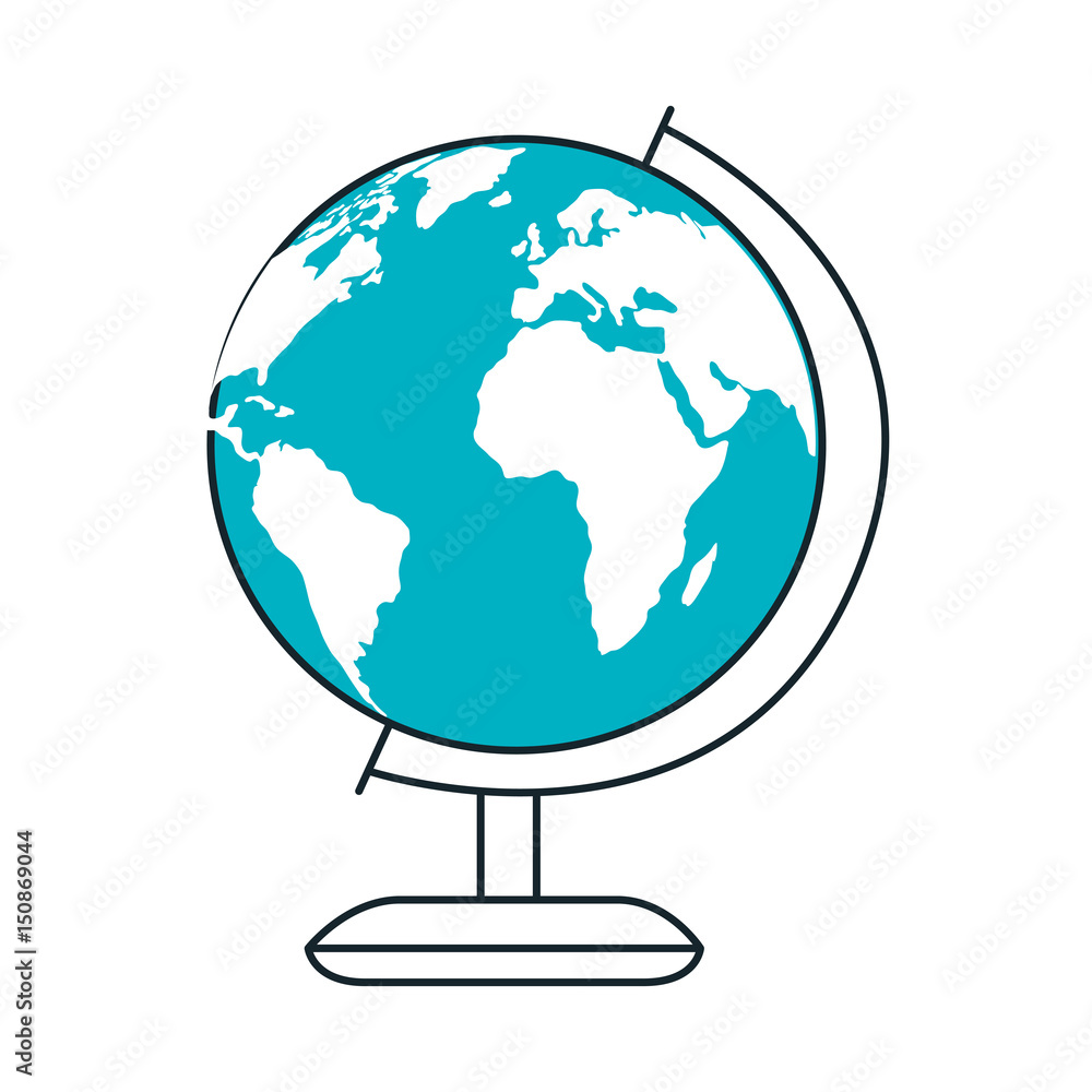 planet school isolated icon vector illustration design planet school isolated icon vector illustration design