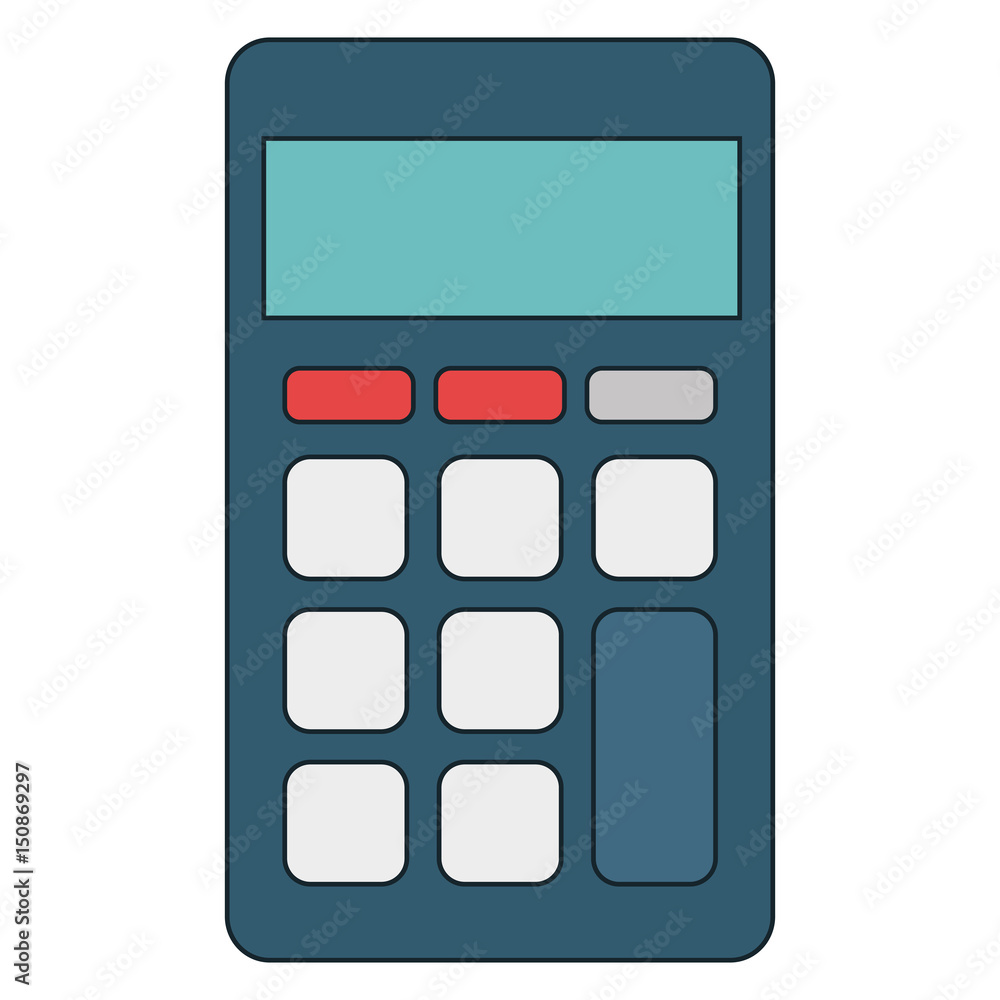 calculator math isolated icon vector illustration design calculator math isolated icon vector illustration design