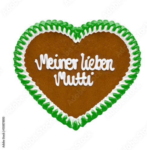 Lebkuchenherz "Meiner lieben Mutti"
