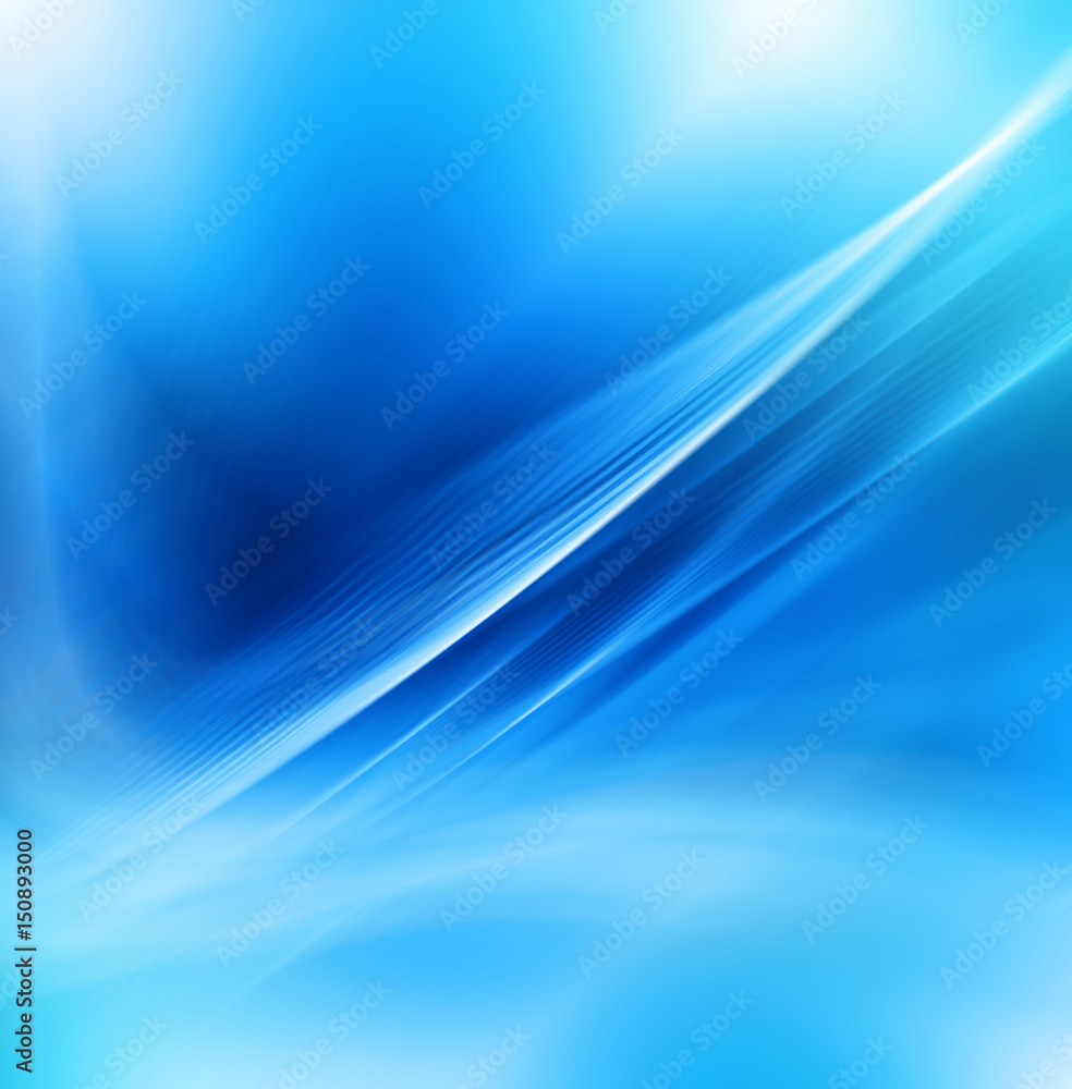 Fototapeta premium Abstract blue background