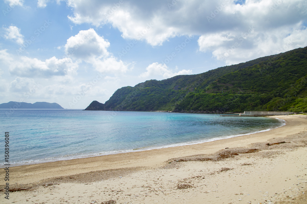 Landscape of Sukomo village in Kakeroma island