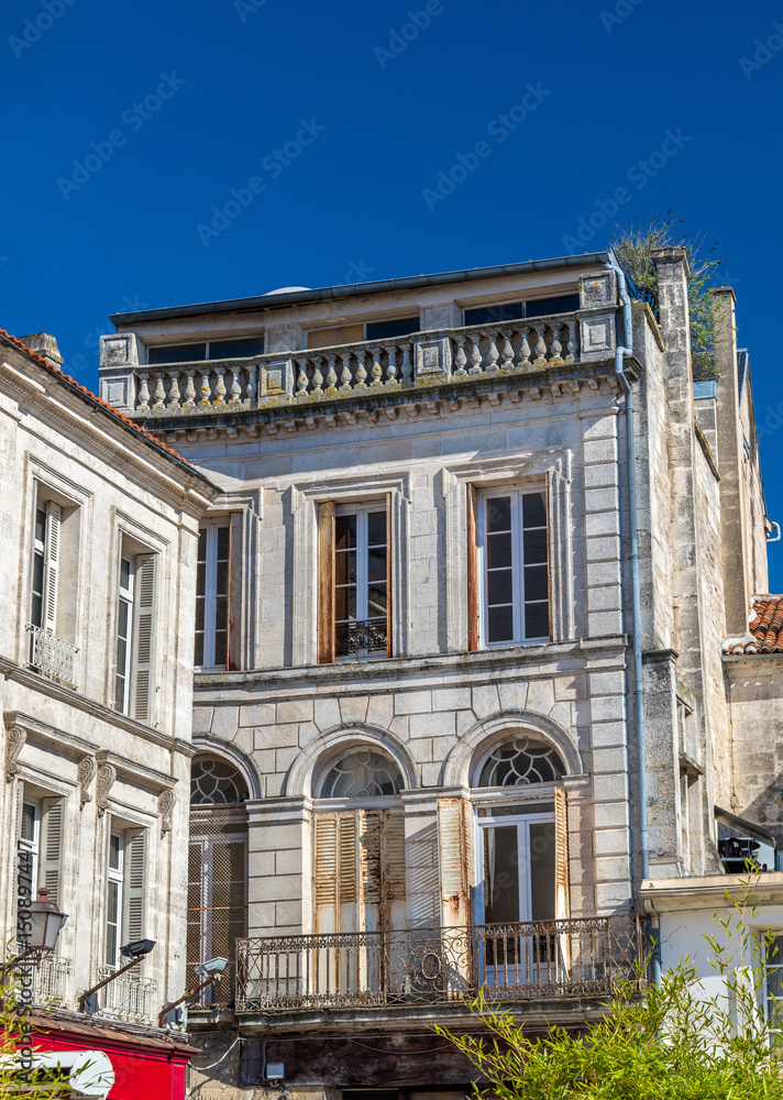 Historic buildings in Angouleme, France