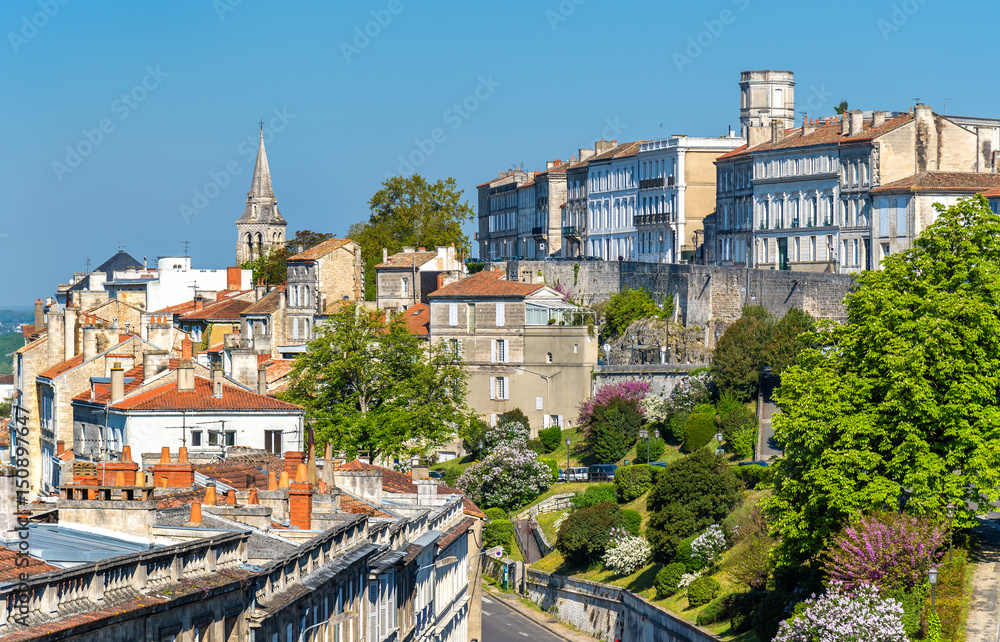 Cityscape of Angouleme, France