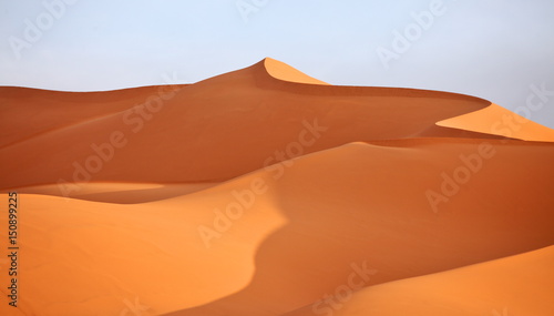 Sand dunes of Erg Chebbi in the Sahara Desert, Morocco