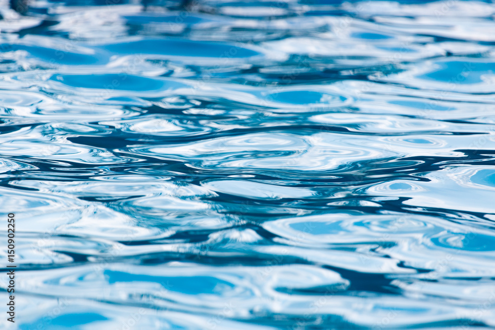 The smooth water in the pool as a background The smooth water in the pool as a background