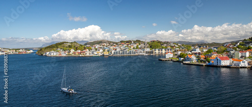 Landscape in Kristiansund, Norway.